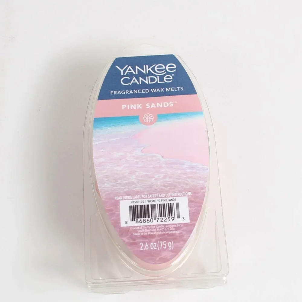 Yankee Candle Pink Sands Wax Melts 2.6 oz New Fragranced Wax Cubes